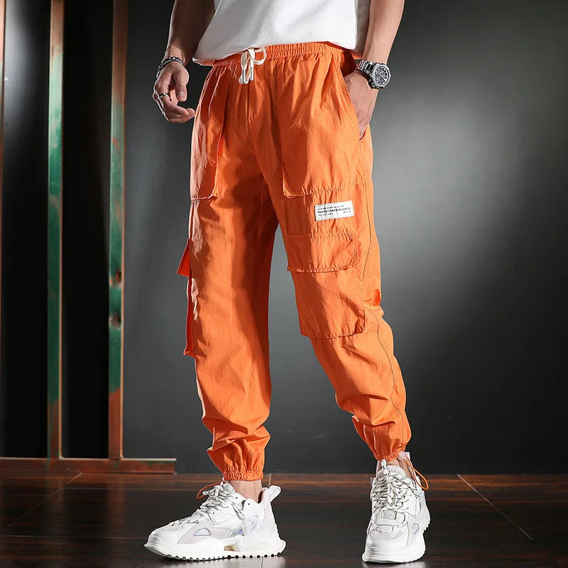 Cargo orange homme Le Pantalon Cargo